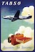 TABSO Bulgarian Air Transport Ilyushin IL-12 Vintage metal poster metal sign AV0028