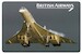 Concorde British Airways - metal poster metal sign 