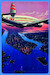 Manhattan New York City - Trans World Airlines TWA Vintage metal poster metal sign