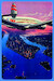 Manhattan New York City - Trans World Airlines TWA Vintage metal poster metal sign 