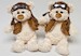 Plush Teddy Pilot bear 40 cm