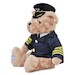 Captain Pilot Teddy Bear Plush With Uniform 25cm  BEER