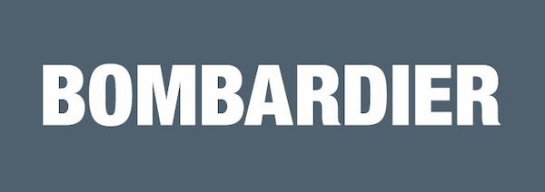 BOMBARDIER Signature Sticker large size BOMBARDIER