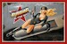 Russian Nose Art pin up Ta get ya! metal poster metal sign 