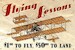 Flying Lessons - vintage metal poster metal sign 