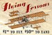Flying Lessons - vintage metal poster metal sign 