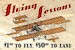 Flying Lessons - vintage metal poster metal sign