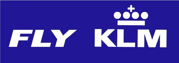 FLY KLM Sticker large size  FLYKLM