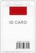 High Quality Transparent Vertical Style Acrylic Badge Holder (ID-card holder) 