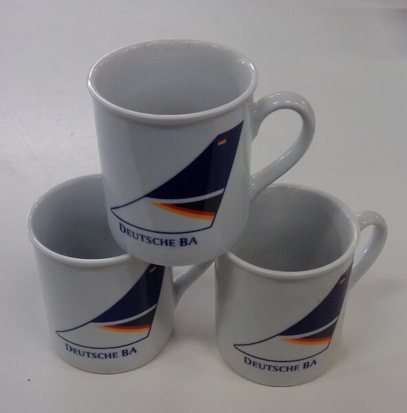 Mug Airline Tail design one side: Deutsche BA MOK-AL-DBA