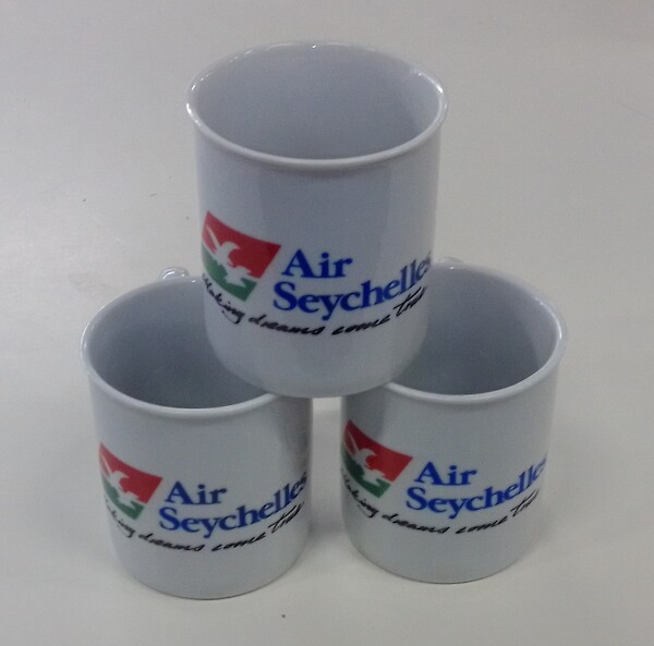 Mug Airline Tail design one side: Air Seychelles -  Making Dreams come true  MOK-AL-SEY