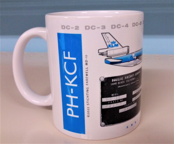 Mug KLM MD-11 Farewell PH-KCF MUG-KCF