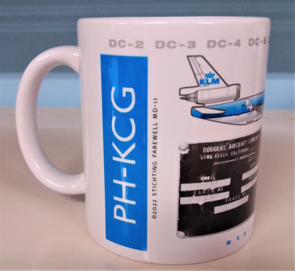 Mug KLM MD-11 Farewell PH-KCG MUG-KCG