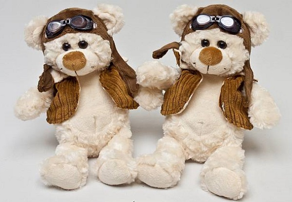 Plush Teddy Pilot bear 40 cm BEAR PLUSH