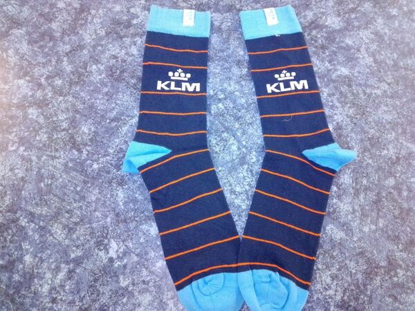 Pair of KLM socks STRIPED various sizes SOCK KLM STRIPED