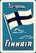 Finnair AERO O/Y Vintage metal poster metal sign