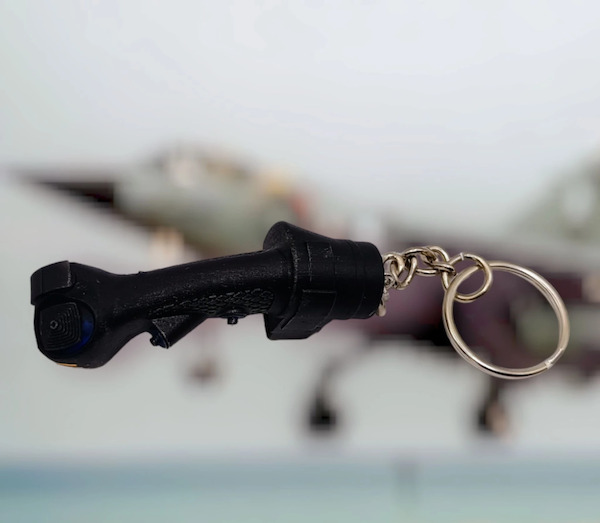 Keyholder with Mirage F-1 miniature Flight Stick 2KAC-010