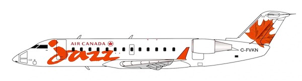 Canadair CRJ200 Air Canada Jazz (Orange) C-FVKN  3DD0099