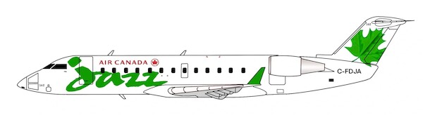 Canadair CRJ200 Air Canada Jazz (Green) C-FDJA  3DD0101