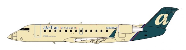 Canadair CRJ200 Air Tran Jet connect N433AW  3DD0109