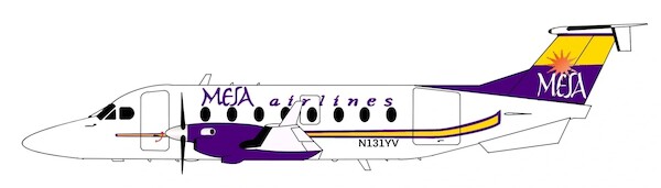 Beechcraft 1900D Mesa Airlines N131YV  3DD0112