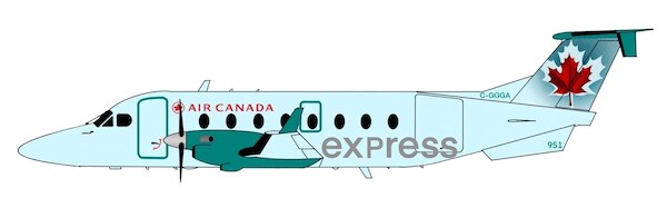 Beechcraft 1900D Air Canada / Air Georgian C-GGGA  3DD0113