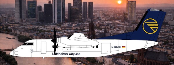 De Havilland Dash 8-Q100 Lufthansa CityLine D-BERT  3DD0164