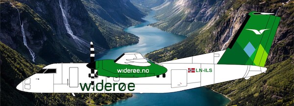 De Havilland Dash 8-Q100 Widerøe LN-ILS  3DD0165