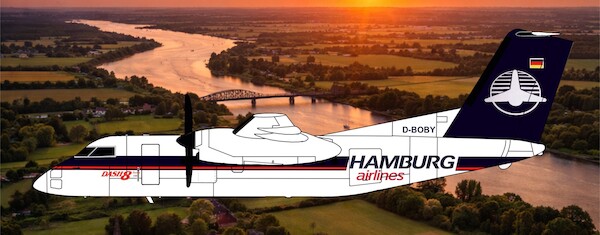 De Havilland Dash 8-Q100 Hamburg Airlines D-BOBY  3DD0166