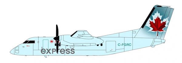 De Havilland Dash 8-Q100 Air Canada Express / Jazz C-FGRC  3DD0168