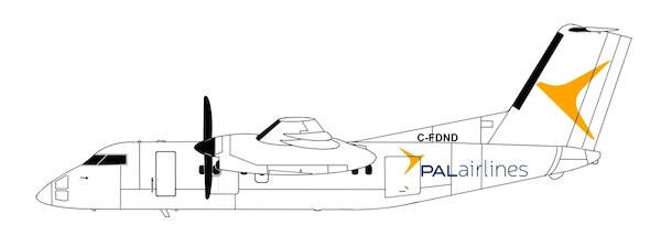 De Havilland Dash 8-Q100 PAL Airlines C-FDND  3DD0169