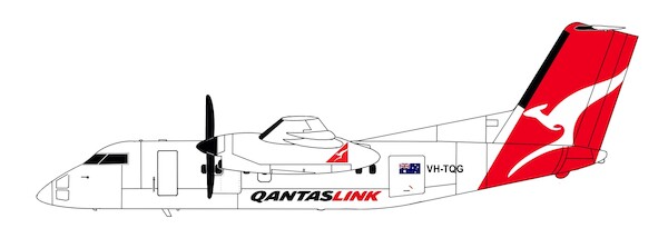 De Havilland Dash 8-Q200 Qantaslink VH-TQG  3DD0170