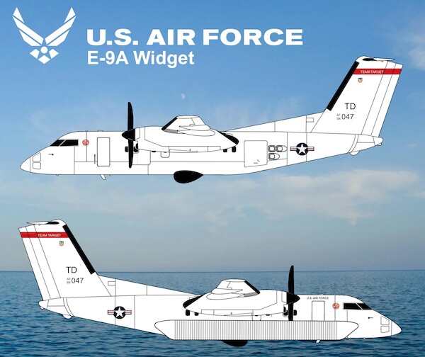 De Havilland Dash 8-Q100 E-9A Widget USAF 84-0047  3DD0174