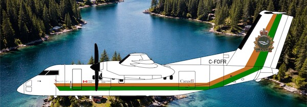 De Havilland Dash 8-Q100 Department Of Fisheries Canada (PAL Aerospace) C-FOFR  3DD0175