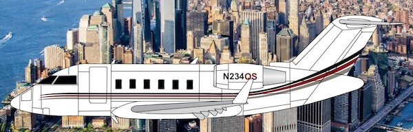 Challenger 601 Netjets N234QS  3DD0191