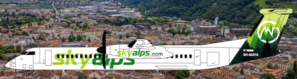 De Havilland Dash 8-Q400 Sky Alps 9H-MAYA 3DD0197