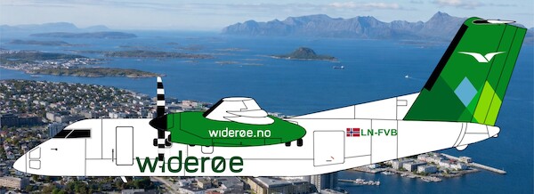De Havilland Dash 8-Q100 Widerøe LN-FVB 3DD0203