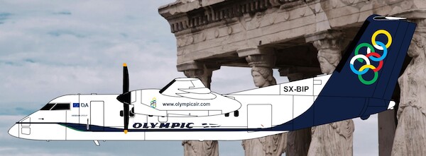 De Havilland Dash 8-Q100 Olympic Air SX-BIP 3DD0205