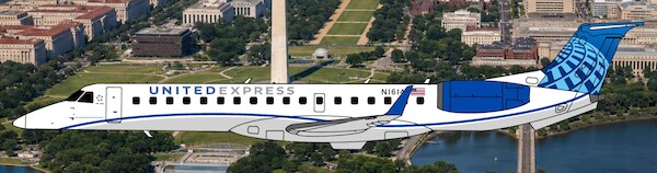 Embraer ERJE145XR United Express N16147 3DD0206