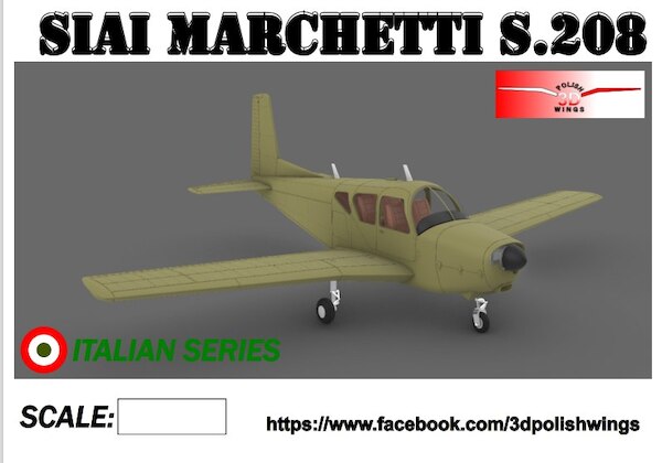 Siai Marchetti S208  3DPW32S208
