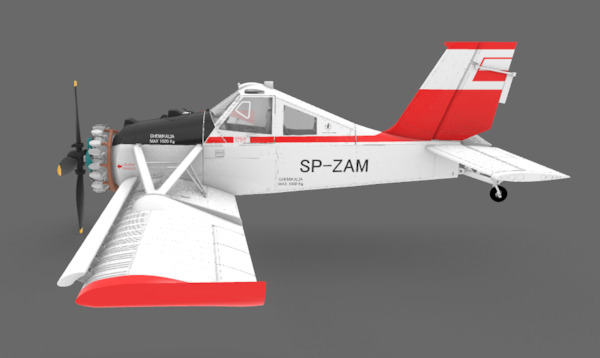 PZL 106AS "Kruk"  3DPW72PZL106AS