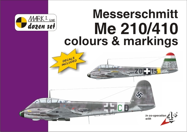 Messerschmitt 210/410 Colours & Markings + decals  MKD72010