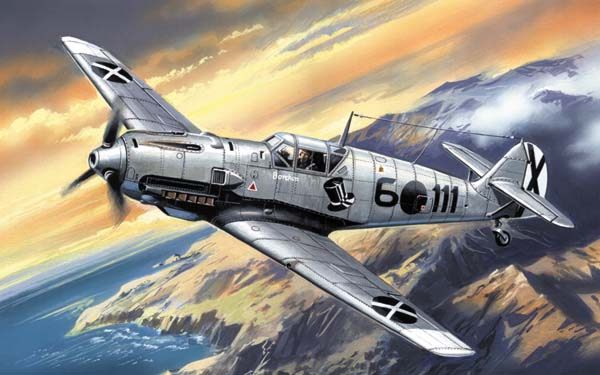 Messerschmitt BF109E-3 " Romanian & Spanish Aces"  72117