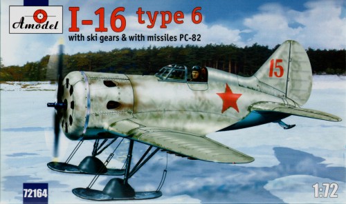 Polikarpov I16 Type 6 with Ski's and PC82 Missiles 72164