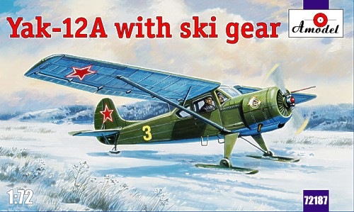 Yakovlev Yak12A with Ski Gear 72187