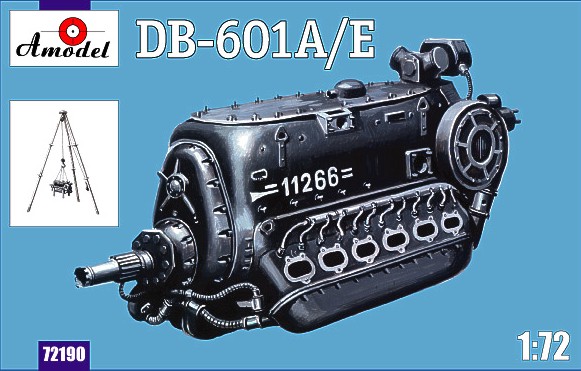 Daimler Benz DB601A/E engine with hoist  72190