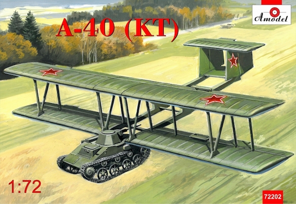 Antonov A-40 (KT) prototype flying tank with T60  72202