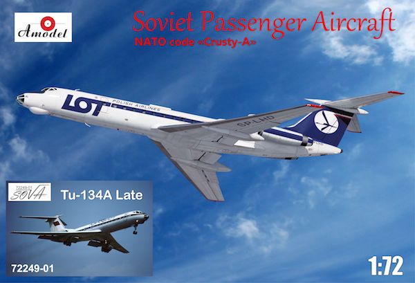 Tupolev Tu134A Late version (LOT + Aeroflot) 72249-01