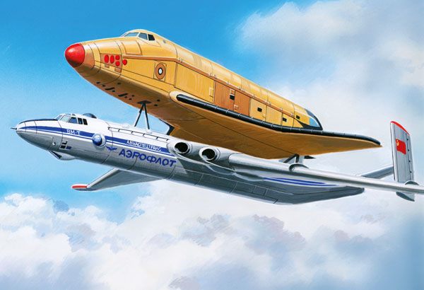 Myashishev Mya-4 VM-T "Atlant" with Buran! A-72015-2