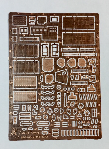 Mikoyan MiG29SMT Exterior Detail set (Zvezda)  ASQ72004